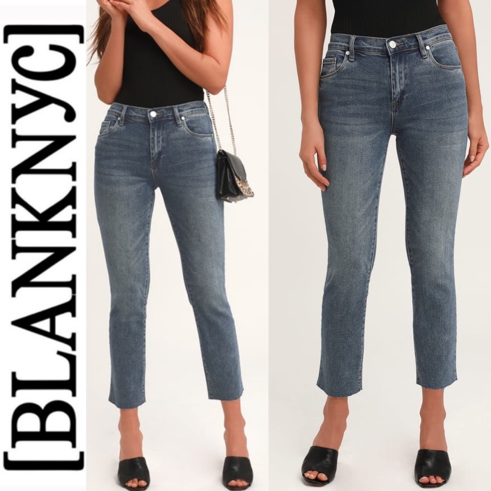 🆕  Blank NYC Medium Wash Cropped Skinny Jeans